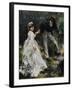 La Promenade, 1870-Pierre-Auguste Renoir-Framed Giclee Print