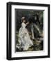 La Promenade, 1870-Pierre-Auguste Renoir-Framed Premium Giclee Print