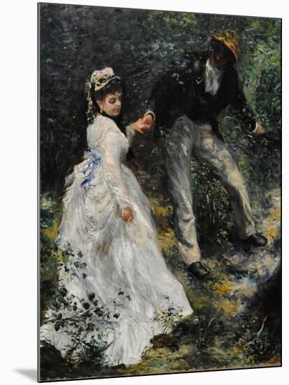 La Promenade, 1870-Pierre-Auguste Renoir-Mounted Giclee Print