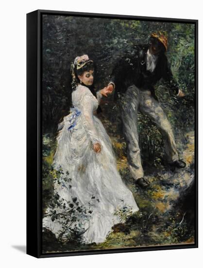 La Promenade, 1870-Pierre-Auguste Renoir-Framed Stretched Canvas