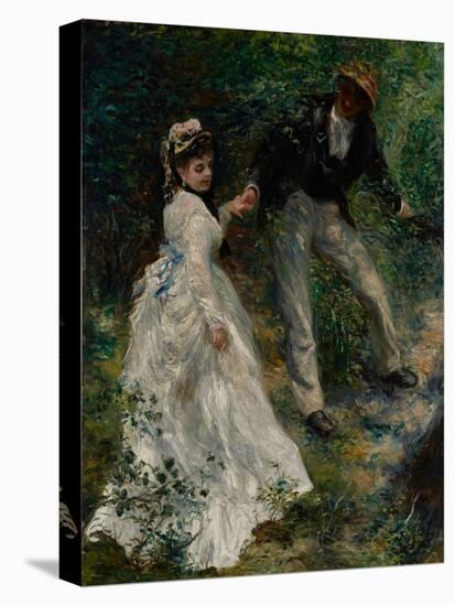 La Promenade, 1870-Pierre-Auguste Renoir-Stretched Canvas