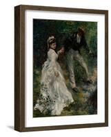 La Promenade, 1870-Pierre-Auguste Renoir-Framed Giclee Print