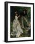 La Promenade, 1870-Pierre-Auguste Renoir-Framed Giclee Print