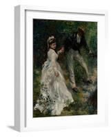 La Promenade, 1870-Pierre-Auguste Renoir-Framed Giclee Print