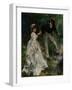 La Promenade, 1870-Pierre-Auguste Renoir-Framed Giclee Print