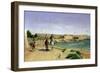 La promenade à cheval à Antibes-Ernest Meissonier-Framed Giclee Print