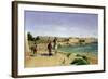 La promenade à cheval à Antibes-Ernest Meissonier-Framed Giclee Print