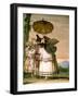 La Promenade à la campagne-Giandomenico Tiepolo-Framed Giclee Print