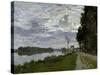 La Promenade d'Argenteuil-Claude Monet-Stretched Canvas