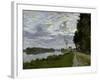 La Promenade d'Argenteuil-Claude Monet-Framed Giclee Print