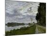 La Promenade d'Argenteuil-Claude Monet-Mounted Giclee Print