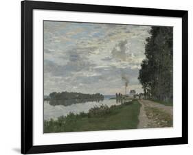 La Promenade D'Argenteuil-Claude Monet-Framed Giclee Print