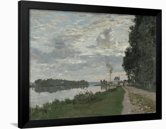 La Promenade D'Argenteuil-Claude Monet-Framed Giclee Print