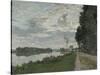 La Promenade D'Argenteuil-Claude Monet-Stretched Canvas