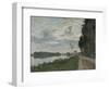 La Promenade D'Argenteuil-Claude Monet-Framed Premium Giclee Print