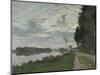 La Promenade D'Argenteuil-Claude Monet-Mounted Premium Giclee Print