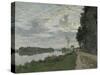 La Promenade D'Argenteuil-Claude Monet-Stretched Canvas