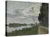 La Promenade D'Argenteuil-Claude Monet-Stretched Canvas