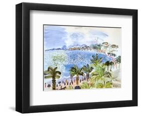 La Promenade des Anglais, c.1928-Raoul Dufy-Framed Art Print