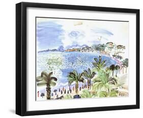 La Promenade des Anglais, c.1928-Raoul Dufy-Framed Art Print