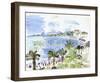 La Promenade des Anglais, c.1928-Raoul Dufy-Framed Art Print