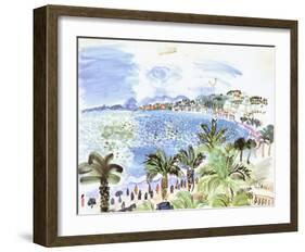 La Promenade des Anglais, c.1928-Raoul Dufy-Framed Art Print