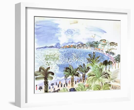 La Promenade des Anglais, c.1928-Raoul Dufy-Framed Art Print