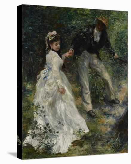 La Promenade-Pierre-Auguste Renoir-Stretched Canvas