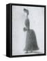 La Promeneuse au Manchon-Georges Seurat-Framed Stretched Canvas