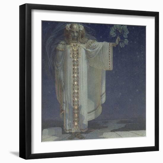 La Prophétesse Libuse, reine de Bohême de 700 à 738 environ-Vitezlav Karel Masek-Framed Giclee Print