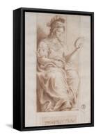 La Prudence-Raffaello Sanzio-Framed Stretched Canvas