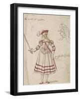 La pucelle d'Orléans-Jacques Bellange-Framed Giclee Print