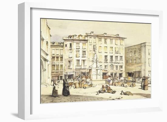 La Puerta Del Sol-John Frederick Lewis-Framed Giclee Print