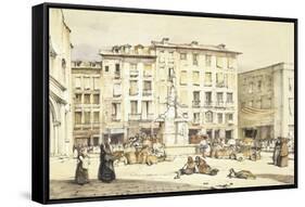 La Puerta Del Sol-John Frederick Lewis-Framed Stretched Canvas