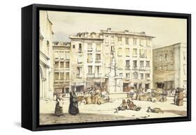 La Puerta Del Sol-John Frederick Lewis-Framed Stretched Canvas