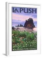 La Push, Washington Coast-Lantern Press-Framed Art Print