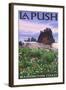 La Push, Washington Coast-Lantern Press-Framed Art Print