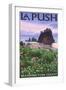 La Push, Washington Coast-Lantern Press-Framed Art Print