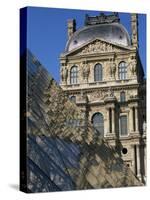 La Pyramide and Musee Du Louvre, Paris, France-Neale Clarke-Stretched Canvas