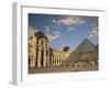 La Pyramide and the Musee Du Louvre, Paris, France-Lee Frost-Framed Photographic Print