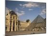 La Pyramide and the Musee Du Louvre, Paris, France-Lee Frost-Mounted Photographic Print