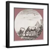 La Pyramide de Caius Cestius-Stefano della Bella-Framed Art Print