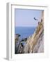 La Quebrada, Cliff Diver, Acapulco, Mexico-Steve Vidler-Framed Photographic Print