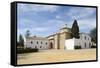 La Rabida Monastery where Columbus stayed before historic voyage of 1492, La Rabida, Huelva, Costa -Stuart Black-Framed Stretched Canvas