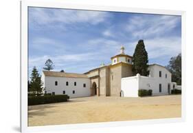 La Rabida Monastery where Columbus stayed before historic voyage of 1492, La Rabida, Huelva, Costa -Stuart Black-Framed Photographic Print