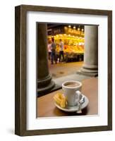 La Rambla, La Boqueria Market, Chocolate con Churros Breakfast, Barcelona, Spain-Alan Copson-Framed Photographic Print