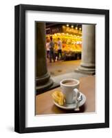 La Rambla, La Boqueria Market, Chocolate con Churros Breakfast, Barcelona, Spain-Alan Copson-Framed Photographic Print