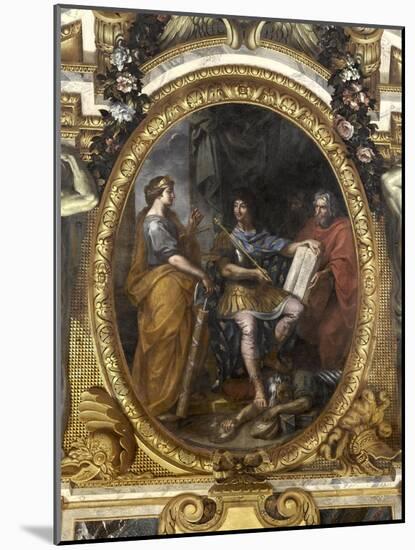 La Réformation de la justice, 1667-Charles Le Brun-Mounted Giclee Print