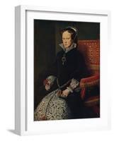 'La Reina Maria De Inglaterra', (Mary Tudor, Queen of England), 1554, (c1934)-Antonis Mor-Framed Giclee Print