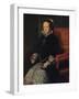 'La Reina Maria De Inglaterra', (Mary Tudor, Queen of England), 1554, (c1934)-Antonis Mor-Framed Giclee Print